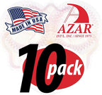 Azar 142711 5-1/2-Inch W by 8-1/2-Inch H Top-Load Acrylic Sign Holder, 10-Piece Set