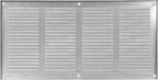 Repa Market Air Vent Cover 16x8 Inch (Outer Dimensions) Galvanized Steel Louvered Grill Cover with Mesh Screen/Wall or Ceiling Vent/HVAC Register for Indoor and Outdoor Ventilation