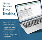 Acroprint BioTouch Self-Contained Automatic Biometric Fingerprint/Proximity Time Clock (No Monthly Fee)