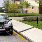 10 ft Cord Covers for Wires on Floor, Heavy Duty PVC Duct Floor Cord Cover, Floor Cable Cover Easy to Unroll Prevent Trip Hazard for Home Office or Outdoor Settings (2pcs)
