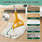 20oz Heavy Mop Replace Head, 6 Pack Commerical Replacement Mop，mop Head Replacement，Reusable Mop Head Refills-Replacement Mop Heads Suitable for Heavy Commercial Industrial Residential Areas