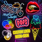 Custom Neon Sign Personalised Neon Signs for Wedding Parties Business Wall Decor Custom Neon Signs Images Neon Lighting Customized