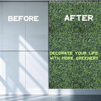 Grass Wall Panels 12Pcs 20"x 20" Artificial Boxwood Hedge Wall Realistic UV-Resistant Easy Install for Indoor Outdoor Privacy Fence & Garden Decor, Party Balcony and Backyard