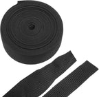 MECCANIXITY Braided Cable Sleeves Heat Shrinkable Fabric Sleeving, 1" 33ft Black 2:1 Ratio Heat Shrinkable Cord Protector for Harness Cable, Network Cable Protection, Cable Management