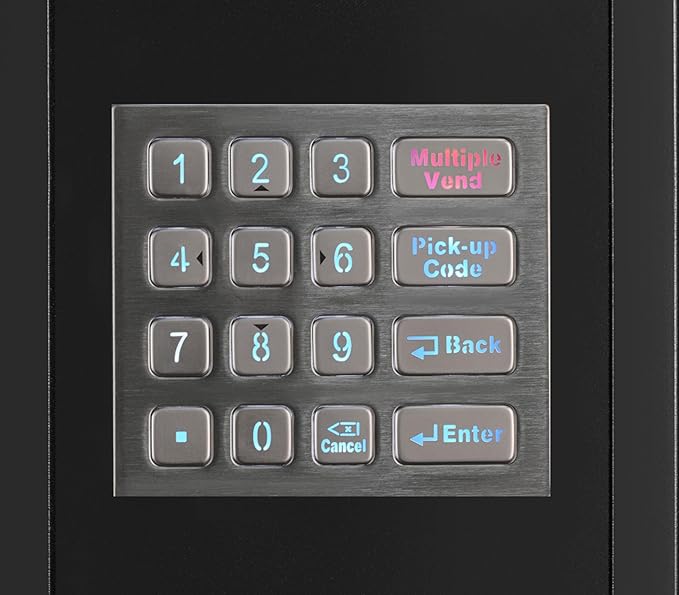 KoolMore Refrigerated Snack Vending Machine with 60 Slots and Bill Acceptor in Black (KM-VMR-40-B)