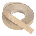 PATIKIL White Oak Edge Banding, 1 in x 49.2 ft Wood Veneer Tape, Pre-glued Flexible