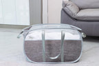 Pop Up Laundry Hamper，with Durable Handles collapsible laundry basket，Easy to Open and Fold for college Dorm,kids room，travel (Gray)…