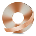 GSCIT Club Rose Gold Edge Banding, 1/2 Inch x 25ft Aluminum Brushed Edge Banding PVC Edge Trim for Cabinet Repair Furniture