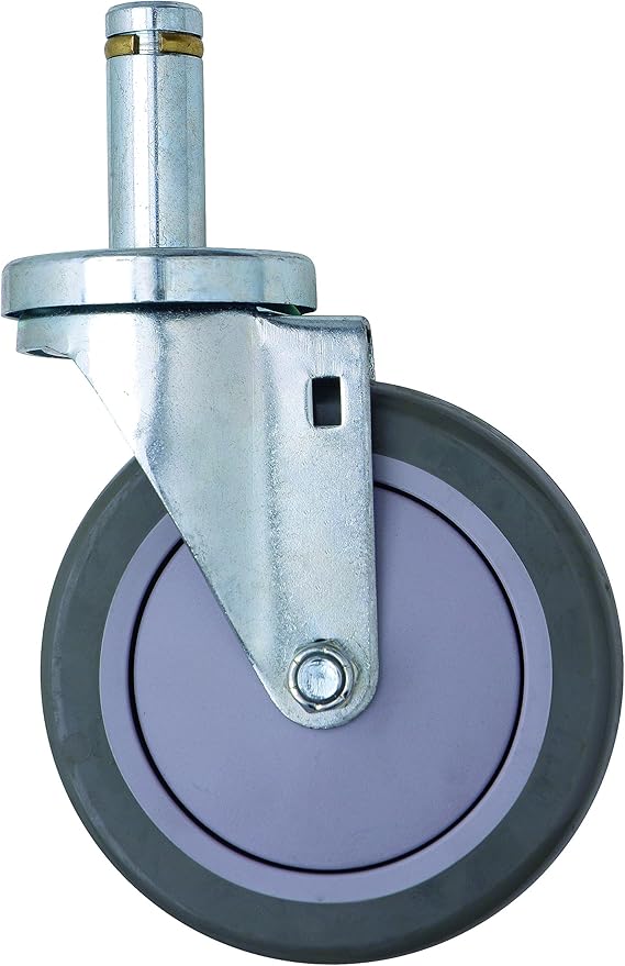 Omega 2 Tier Heavy Duty Rolling Utility Carts with Wheels and Handle Bar, NSF Certified 1200LBS, Commercial Serving Storage Cart for Warehouse Garage Kitchen, 21" Deep x 30" Wide x 39" High, Silver