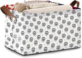 Wild Animal Storage Basket Large 17x11.5x10.5 Inche-Collapsible Fabric Organizer Bin with Handles for Nursery, Kids Room, Safari Theme-Decorative Hamper with Playful Lion Silhouette Design-Single Pack