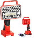 Cordless LED Work Light for Craftsman 20V Battery, 2000LM Portable Handheld Flashlights Tool with USB Port and 3 Brightness Modes for Camping, Fishing, Job Site, Indoor & Outdoor Use