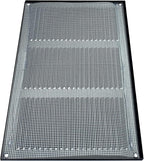 Repa Market 12x8 Inch Air Vent Cover/Anthracite Galvanized Steel Louvered Grill Cover with Mesh Screen/Wall or Ceiling Vent/Durable Flush Mount HVAC Register for Indoor and Outdoor Ventilation