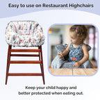 Suessie Shopping Cart Cover and High Chair Cover, Forest Animals