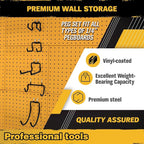 ELEAD 17PCS Pegboard Hooks with Peg-Board Bins Accessories: Heavy Duty Pegboard Drill Holder, Pegboard Accessories Organizer for Organizing Various Tools in Garage Home Craft Room