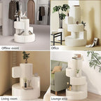 Display Stands Set Multi-tier Retail Risers Decorative Pedestals for Home Office Decor Stores Figurines Artworks(Pack of 2)