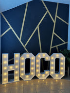 3ft durable wood marquee light up Letters/Numbers multiple use indoor/outdoor large light up letters and numbers for party decorations Perfect for birthdays weddings graduations any type of event. (Price is per marquee, once order is placed please mess...