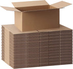 CRUGLA 40 Packs Shipping Boxes 8x6x4, Cardboard Boxes for Small Business, Corrugated Mailing Box Bulk for Packaging