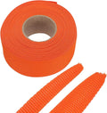 MECCANIXITY Braided Cable Sleeves Heat Shrinkable Fabric Sleeving, 1 3/8" 40ft Orange 2:1 Ratio Heat Shrinkable Cord Protector for Harness Cable, Network Cable Protection, Cable Management