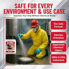 SHURFOOT 49lb Non-Slip Oil Absorbent - Provides Ice Traction & Vapor Suppression - Spill Control for Blood, Water & Oils - USDA Approved - Floor Dry Absorbent Odorless - Fire-Safe & Dustless