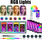 Magic Mirror Photo Booth 65" with 43" Touch Screen Selfie Mirror Photo Booth Machine with Flight Case, Mirror Photo Booth for Event Rental Wedding Party