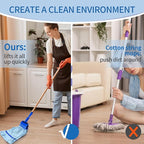 10 Pack - Large Microfiber Tube Mop 400GSM - Heavy Duty Industrial Wet Mop Head Refill,Commercial, Thick Fiber, Replacement Heads, Extra Absorbent
