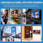 P6(40" * 17") Digital Programmable Scrolling Led Sign Scrolling Outdoor For Business message Board Display Screen Electronic Menu Board Wifi Control Word Light