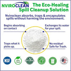 5 LB (Pack of 1) Super Absorbent & Encapsulant Spill Cleanup up to 24lbs, for Home, Commercial, & Industrial Use for Oil, Antifreeze, Food, Paint, Pet Waste, Body Fluids & More