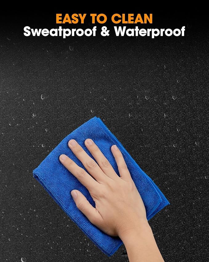 Walking Pad Mat for Carpet, Treamill Mat for Hardwood Floors, High Density, 1/4 Thickness, Folable, Floor Protection for Bike, Elliptical, Treadmill