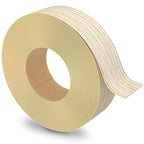 White Oak Edge Banding, 1 1/2 inch x 50ft roll of Veneer Edge Banding - Pre-glued Flexible, Real Wood Tape for Cabinet Repair & Furniture Restoration