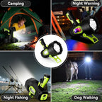 Rechargeable Spotlight，99,000 Lumens Super Bright LED SpotLights Flashlight, 10000ɱAh Spot Lights Long Runtime Waterproof ，Spot Light Outdoor Handheld with Cob Light & Foldable Tripod for Camping