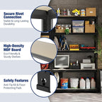 WORKPRO 2180LBS Garage Shelving Unit, Heavy Duty 5-Tier Adjustable Storage Shelf, Shelving Units and Storage for Kitchen, Basement or Pantry, 35.4”Wx15.7”Dx72”H, Black
