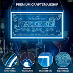 Basement Bar Neon Sign for Man Cave Home Bars, Personalized LED Lights for Pub Cocktails Party,Dimmable Shop Business Decor Gifts for Husband, Father, Birthday, Christmas