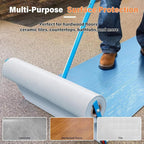 Temporary Floor Protection for Construction, Painting, Renovation, Protector Film for Hardwood Floors, Surface Carpet Protection Film, Tile&Hard Protection Covers 325 sqft