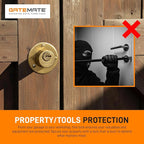 GateMate 2 ¾”(70mm) Single Locking Long Throw Lock, Key Unlock, High Security with Slide Bolt, Stainless Steel & Powder Coated, Corrosion Resistant, Elongated Keep for Gate Drop.