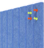 Large Felt Bulletin Board 35x47 Inch, 12pcs Peel and Stick Felt Wall Tiles Modern Push Pin Board for Wall Organization