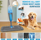 Spray Mops for Floor Cleaning - Microfiber Wet Dry Dust Mop for Hardwood Laminate Wood Tile Vinyl Floors with 3 Washable Pads fit for Swiffer PowerMop