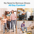 Premium Boot & Shoe Covers Disposable Booties - 50 Pack - Durable, Non-Slip, Non-Toxic, Water Resistant, Recyclable Protectors for Indoor & Outdoor - Large Size Fits Most Shoes