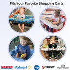 Suessie Shopping Cart Cover and High Chair Cover, Blue Dots