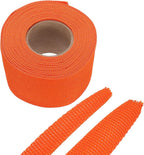 MECCANIXITY Braided Cable Sleeves Heat Shrinkable Fabric Sleeving, 2" 26ft Orange 2:1 Ratio Heat Shrinkable Cord Protector for Harness Cable, Network Cable Protection, Cable Management
