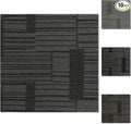 24" x 24" Self-Adhesive Carpet Tiles, 10 Pack Peel and Stick Carpet Squares for Indoor Flooring, Non-Slip Squares Carpet Floor Tile for Basement, Bedroom, Office, Easy DIY Installation