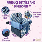 Shopping Cart Cover for Baby, High Chair Cover, Grocery Cart Cover, Cart Seat Cover for Baby, Shopping Cart Seat, Shopping Cart Cover for Baby Girl, Shopping Cart Cover for Baby Boy (Blue Checkered)