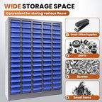 Nut and Bolt Storage Cabinet with ABS Drawer,Steel Small Parts Storage Organizer,36" H X 9" D X26 W Screw Organization for Garage Hardware,Nails,Fastener,Bolts,Nuts,and More (75 ABS Drawers)