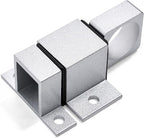 2 Packs Self-Closing Gate Latches, Silver Spring Door Lock, Aluminum Alloy Security Latch for Windows, Cabinets & Gates