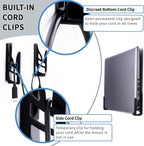 Dockem Koala Wall Mount 2XL: Damage-Free or Screw-in Universal Dock for Laptops, or Tablets and Smartphones with Thicker Cases (Black)
