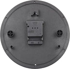 Atomic Wall Clock，US Auto Calibration Time 10 Inch Round Clock, Battery Operated