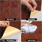 GSCIT Club Wood Grain Repair Tape, 24 inch X 25ft Self Adhesive Cherry Grain Repair Patch for Tables, Chairs, Baseboards, Doors, Windows, Floors, Handicraft DIY.