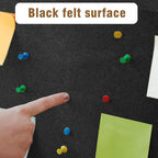 Mifuro 48"x30" Enclosed Bulletin Board, Outdoor Lockable Weather-Resistant Aluminum Cork Noticeboard for School & Office, Silver Frame w/Black Flet