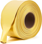 Chanzon 2:1 Ratio - 80Ft Roll - 3-5/32" (80mm) Heat Shrink Tubing 2:1(25M Total Length) Yellow Polyolefin Sleeving Wrap Shrinking 2 to 1 1pcs