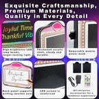 LED Screen Letter Bottle Presenter, VIP Bottle Service Sign, Handheld Acrylic LED Light Box with Programmable RGB Colors & Scrolling Messages for Nightclub, Bar, Party, Birthday & Wedding