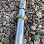ASDFGHT J Hook Rebar Stakes 12 & 16 Inch (Black or Silver), Heavy Duty Professional Quality Ground Anchors for Chainlink Fence, Sports nets, Camping, Trampolines, Irrigation Pipes and Garden